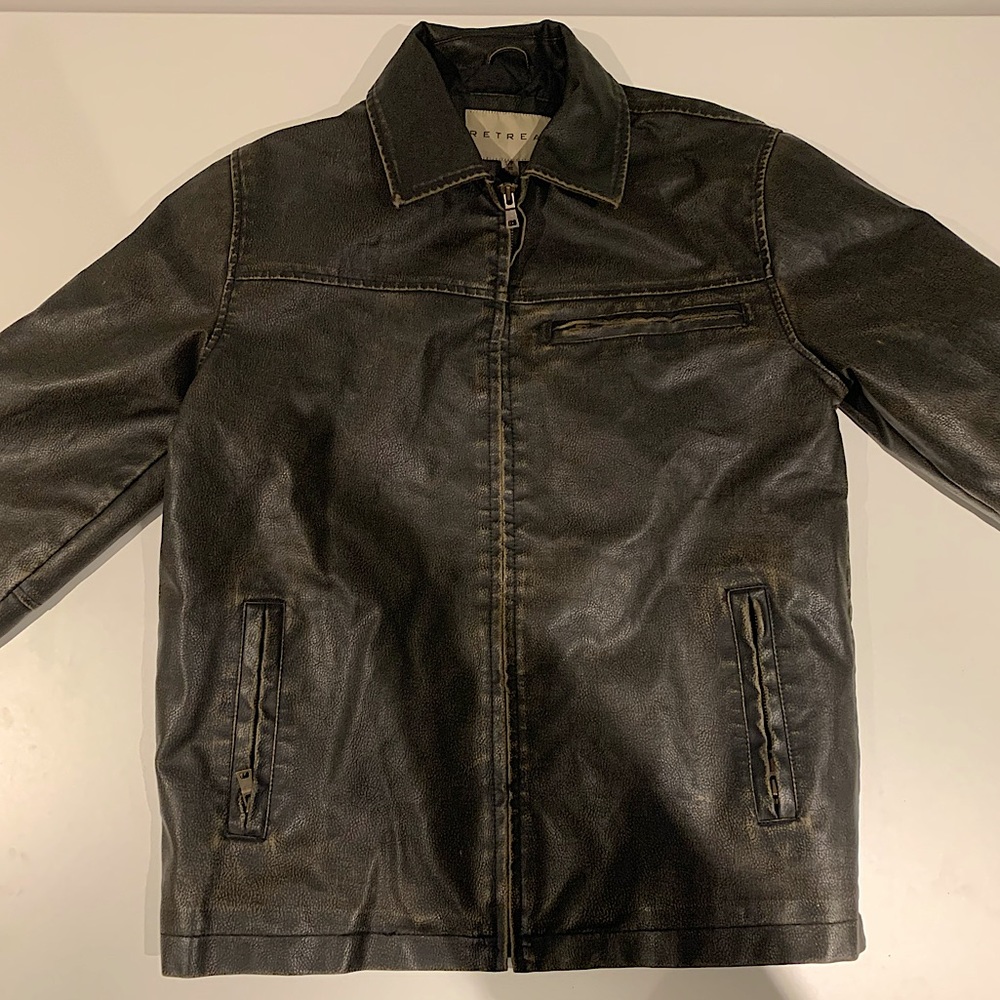Mens Retreat Leather Jacket